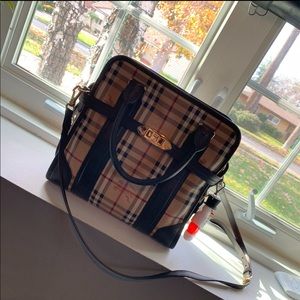 Burberry Haymarket Medium Miniford tote